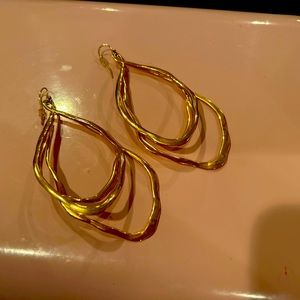 Alexis Bittar gold earrings